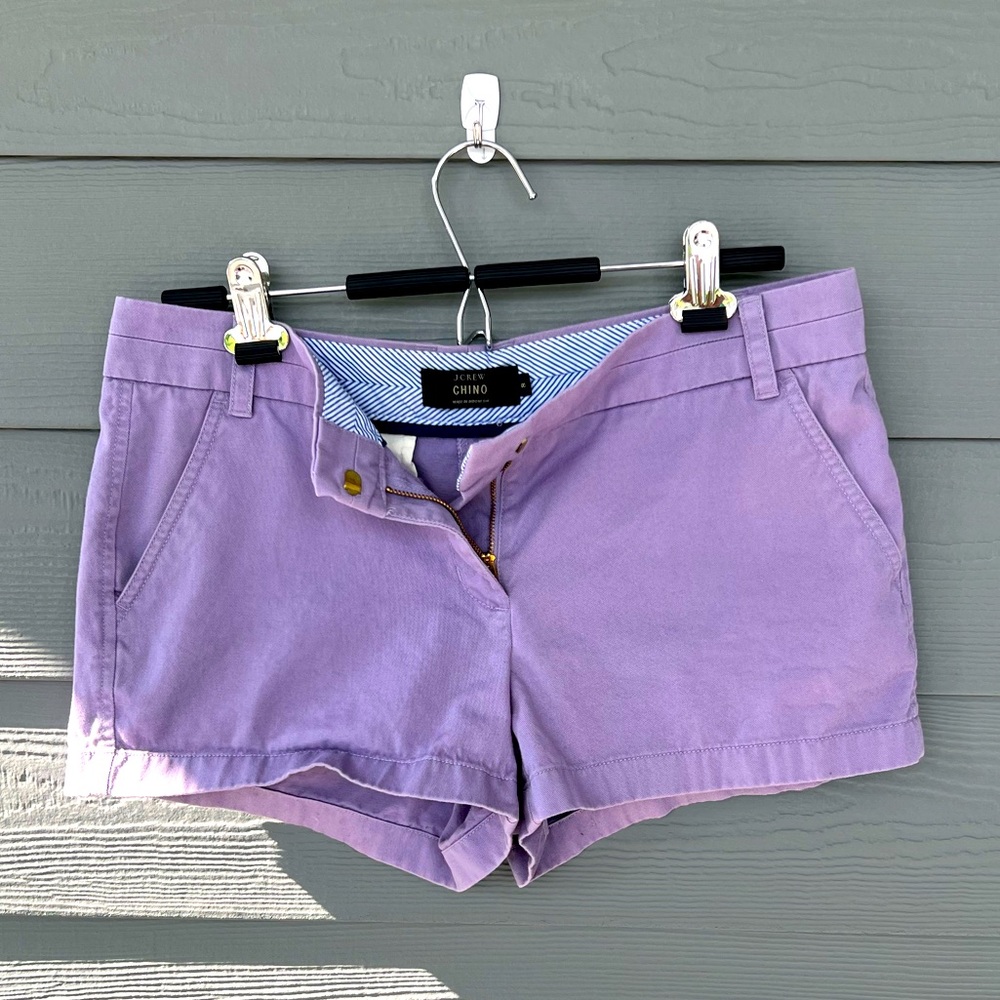 J. Crew Women’s 3” Light Purple Chino Shorts
